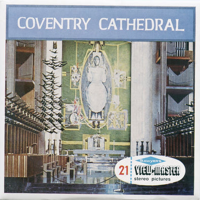 4 ANDREW - Coventry Cathedral - View-Master 3 Reel Packet - vintage - C291E-BS6 Packet 3dstereo 