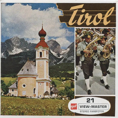 2ANDREW - Tyrol - View-Master 3 Reel Packet - vintage - (C655-BGO) Packet 3Dstereo 