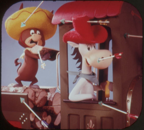DALIA - Fred Flintstone and Friends - 7 View-Master Reels - vintage - 3D Reels Plus Storage Case Canister 3Dstereo 