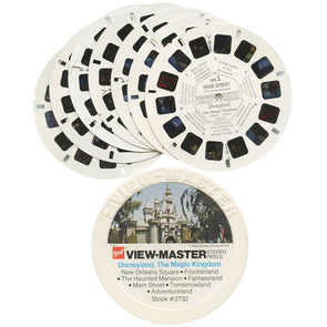 DALIA - Disneyland - The Magic Kingdom - 7 View-Master Reels - vintage - 3D Reels Plus Storage Case - 2732 Canister 3Dstereo 