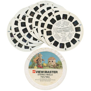 DALIA - Fairy Tales - 7 View-Master Reels - vintage - 3D Reels Plus Storage Case Canister 3Dstereo 