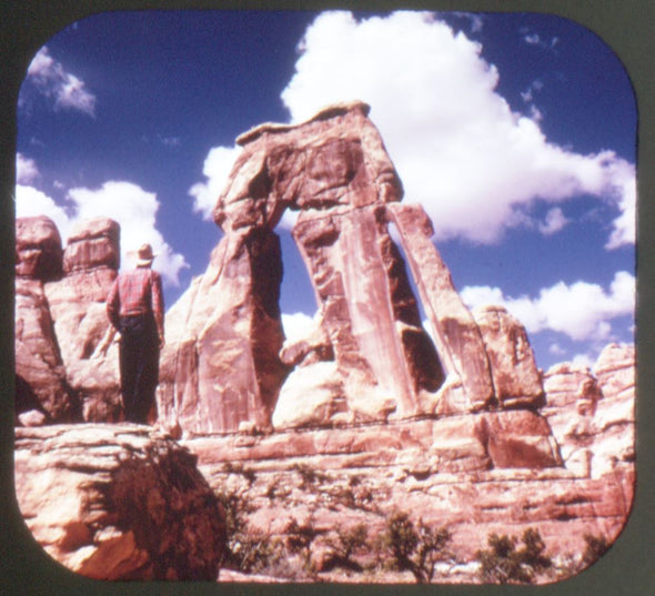 America's Scenic Wonders - 7 ViewMaster Vintage 3D Reels Plus Storage Case - vintage Canister 3Dstereo 