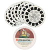 DALIA - Television Cartoon Favorites - 7 View-Master Reels - vintage - 3D Reels Plus Storage Case Canister 3Dstereo 