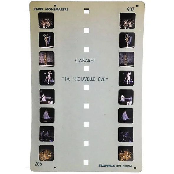 2 Colorelief Risque Cards - Montmartre Miss Universe at the Cabaret "La Nouvelle Eve" 1950s Nude Stars - 16 images - vintage 3Dstereo.com 