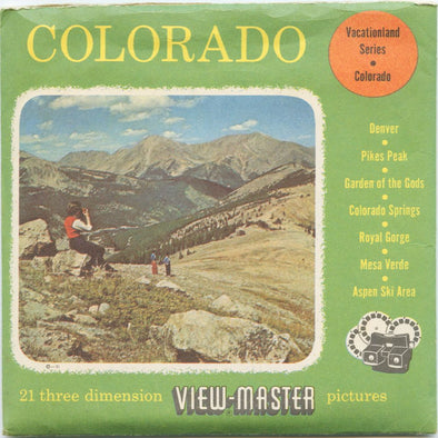 9 ANDREW - Colorado - View-Master 3 Reel Economy Packet - vintage - COLO-1,2,3-S3 Packet 3Dstereo 