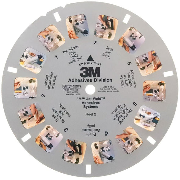 8 ANDREW - 3M Adhesives Division - 4 View-Master Commercial Reels - vintage Reels 3dstereo 