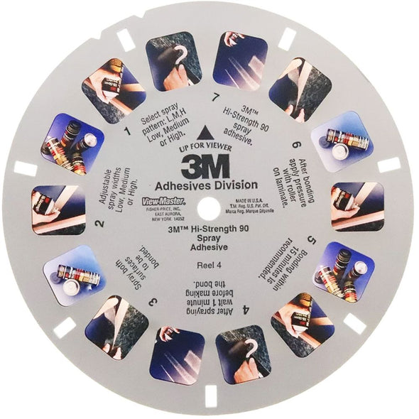 8 ANDREW - 3M Adhesives Division - 4 View-Master Commercial Reels - vintage Reels 3dstereo 