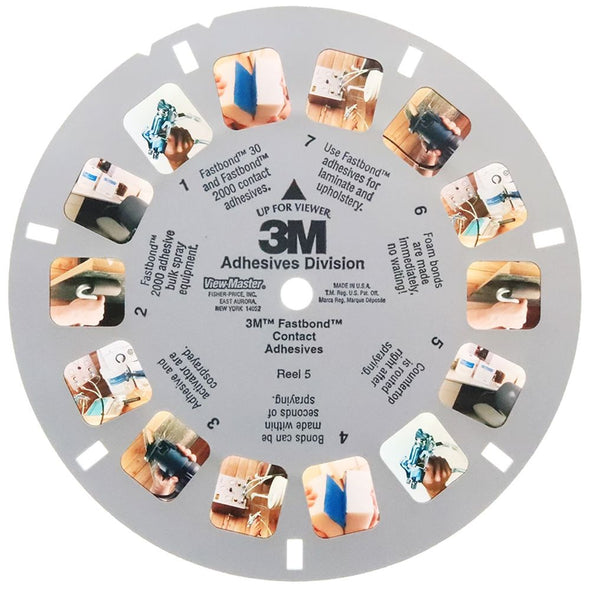 8 ANDREW - 3M Adhesives Division - 4 View-Master Commercial Reels - vintage Reels 3dstereo 