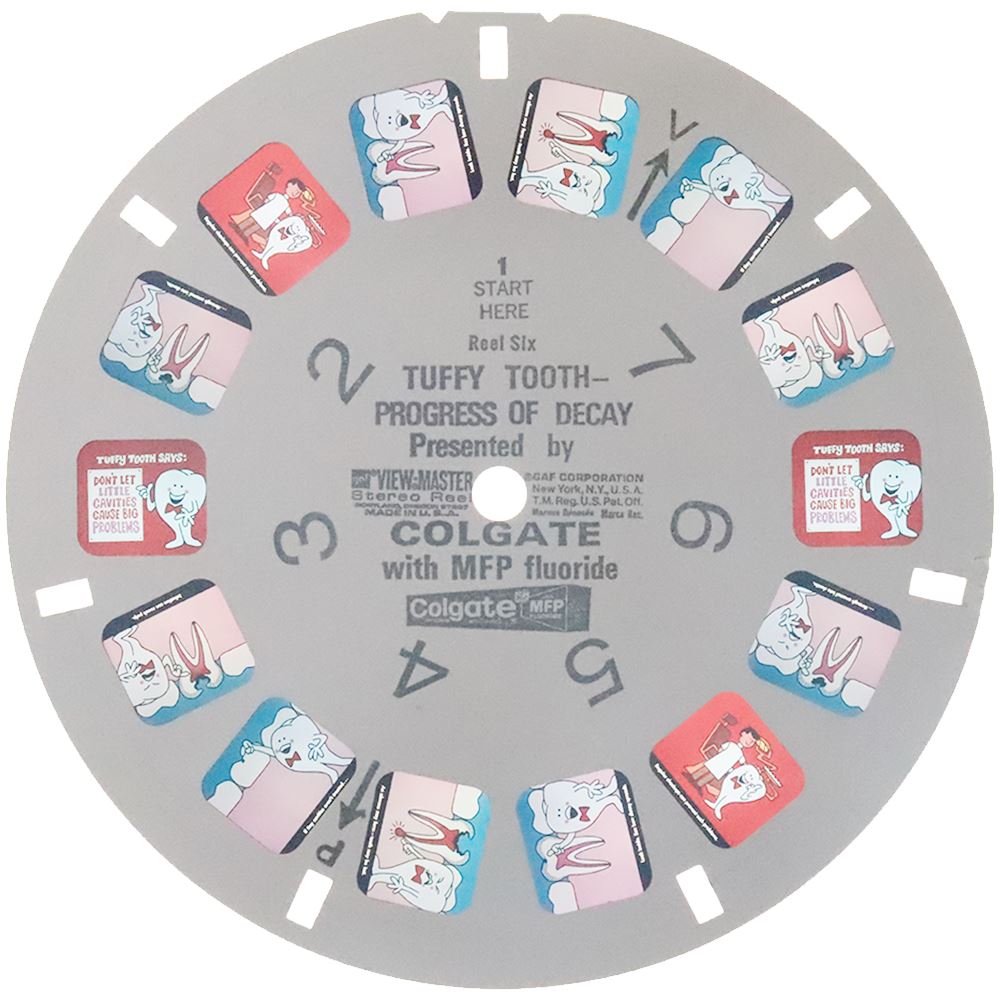 Colgate Mfp2 Colgate Cream MFP - Set 2 - 4 View-Master Commercial Reel - vintage ...