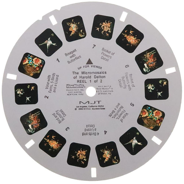 5 ANDREW - Floral Radiographs & Micromosaics - 2 View-Master Commercial Reel - vintage 3dstereo 