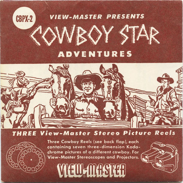 5 ANDREW - Cowboy Star Adventure - View-Master 3 Reel Packet - vintage - 946,951,956- S2 Packet 3dstereo 