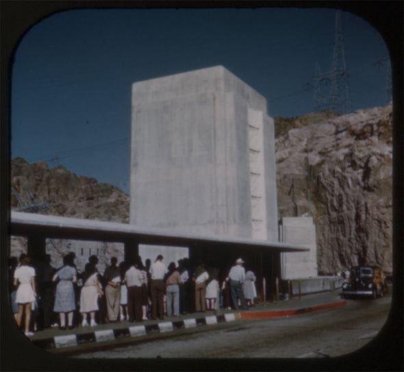 Boulder Dam- Hoover Dam Classic View-Master Set - 1950s views - vintage - (CREL-4) CREL 3dstereo 