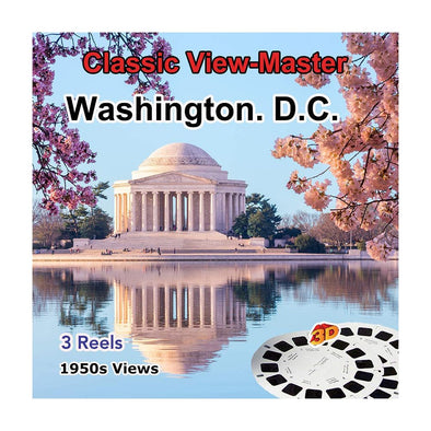 Washington, DC - Vintage Classic View-Master - 1950s views CREL 3Dstereo 