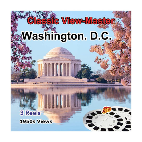 Washington, DC - Vintage Classic View-Master - 1950s views CREL 3Dstereo 