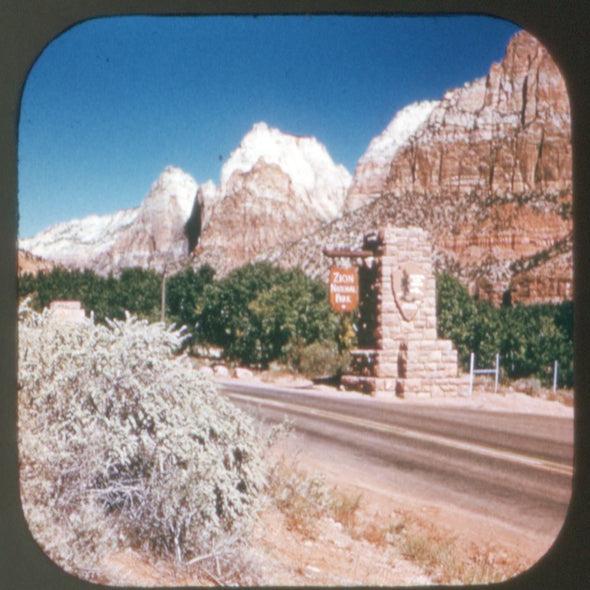 Zion National Park - Vintage Classic View-Master - 1950s views CREL 3Dstereo 