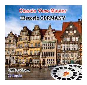 Historic Germany - Vintage Classic View-Master - 1950s views CREL 3Dstereo 