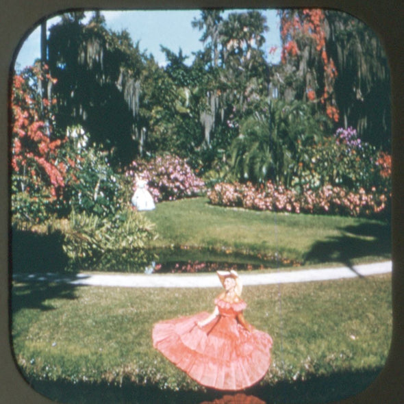 Beautiful Cypress Gardens - Vintage Classic View-Master - 1950s views CREL 3Dstereo 