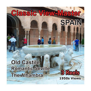 SPAIN - Vintage Classic View-Master - 1950s views CREL 3Dstereo 