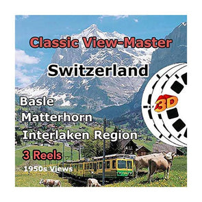 Switzerland - Vintage Classic View-Master - 1950s views CREL 3Dstereo 