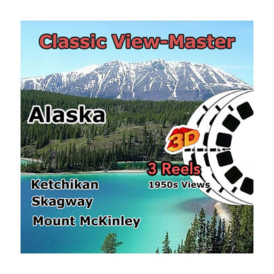 Alaska - Vintage Classic View-Master - 1950s views CREL 3Dstereo 