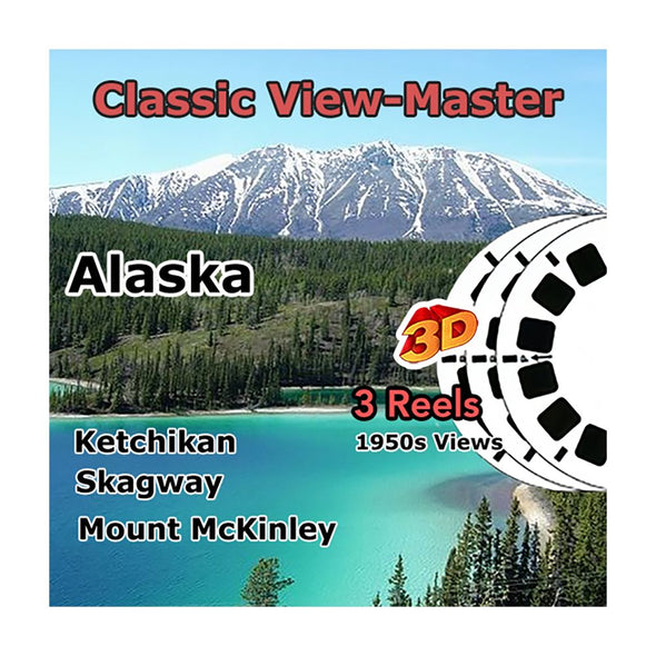 Alaska - Vintage Classic View-Master - 1950s views CREL 3Dstereo 