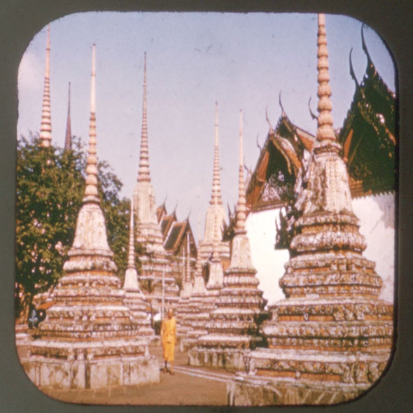Buddhist Temples - Vintage Classic - 1950s views CREL 3Dstereo 