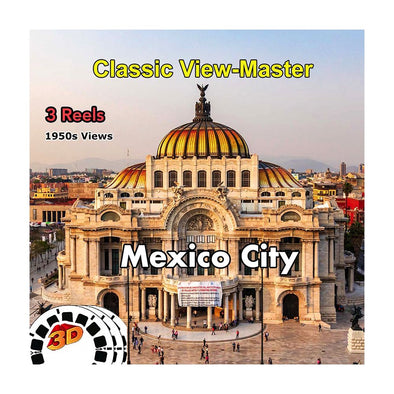 Mexico City - Vintage Classic View-Master - 1950s views CREL 3Dstereo 