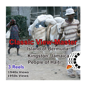Island of Bermuda - Kingston Jamaica - People of Haiti - Vintage Classic View-Master - 1950s views CREL 3Dstereo 