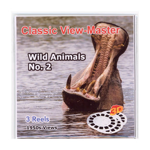 Wild Animals No.2 - Vintage Classic View-Master - 1950s views CREL 3Dstereo 