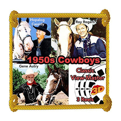 1950s TV Cowboys - Vintage Classic View-Master - 1950s views CREL 3Dstereo 
