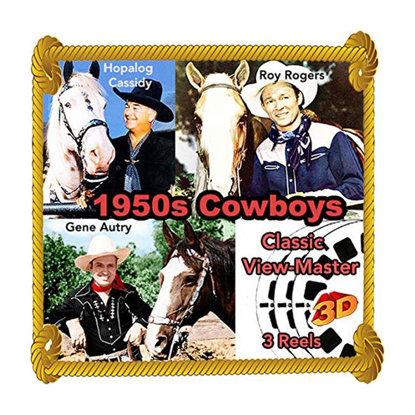 1950s TV Cowboys - Vintage Classic View-Master - 1950s views CREL 3Dstereo 