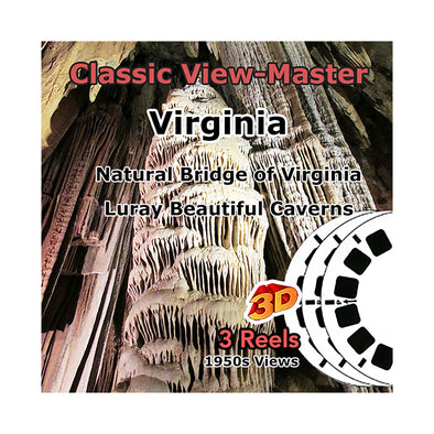 VIRGINIA - Vintage Classic View-Master - 1950s views CREL 3Dstereo 