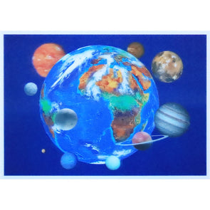 Earth - 3D Lenticular Postcard Greeting Card 3dstereo 