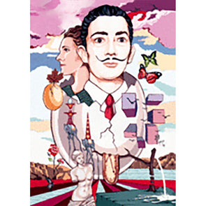 Dali - Juan Carlos Espejo - 3D Lenticular Postcard Greeting Card - NEW Post Cards 3dstereo 
