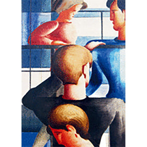 Oskar Schlemmer - 3D Lenticular Postcard Greeting Card - NEW Post Cards 3dstereo 