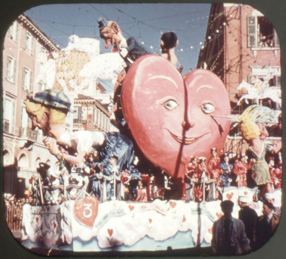 Carnival of Nice - View-Master 3 Reel Packet - vintage - MKT-CARNIC-BS3 MKT 3dstereo 