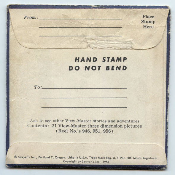 10 ANDREW - Cowboy Stars Adventures - View-Master 3 Reel Eco Packet - vintage - 946,951,956-s3 Packet 3dstereo 