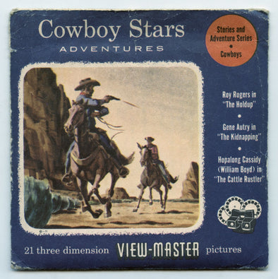 10 ANDREW - Cowboy Stars Adventures - View-Master 3 Reel Eco Packet - vintage - 946,951,956-s3 Packet 3dstereo 