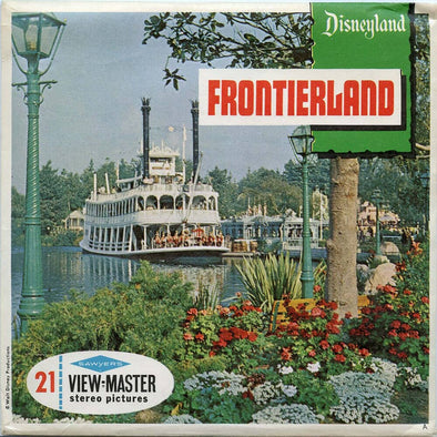 Frontierland - Disneyland - View-Master - Vintage - 3 Reel Packet - 1960s views - (PKT-A176-S6A) Packet 3dstereo 