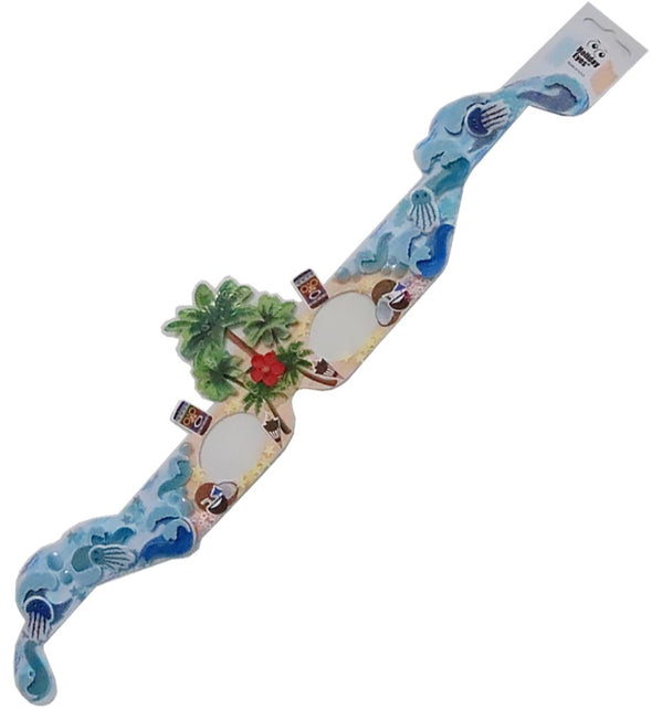 3D Christmas Glasses DECORATE YOUR OWN - Cardboard Unprinted White - American Made - NEW 3D Christmas Glasses 3dstereo 