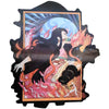 Demon Slayer - Anime - 3 image Flicker Lenticular Decal Sticker - 5.75x4.75 Postcard 3dstereo 