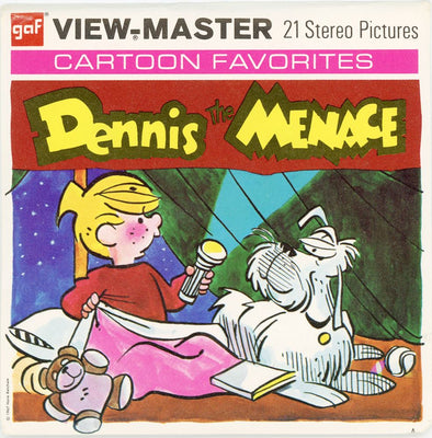 Dennis the Menace - View-Master 3 Reel Packet - 1960's - vintage - (ECO-B539-S6A) Packet 3Dstereo.com 