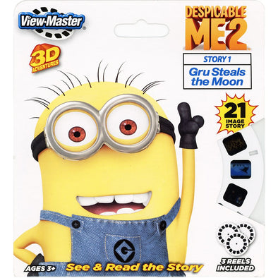 Despicable Me 2 - Gru Steals the Moon - ViewMaster 3 Reel Set - NEW VBP 3dstereo 