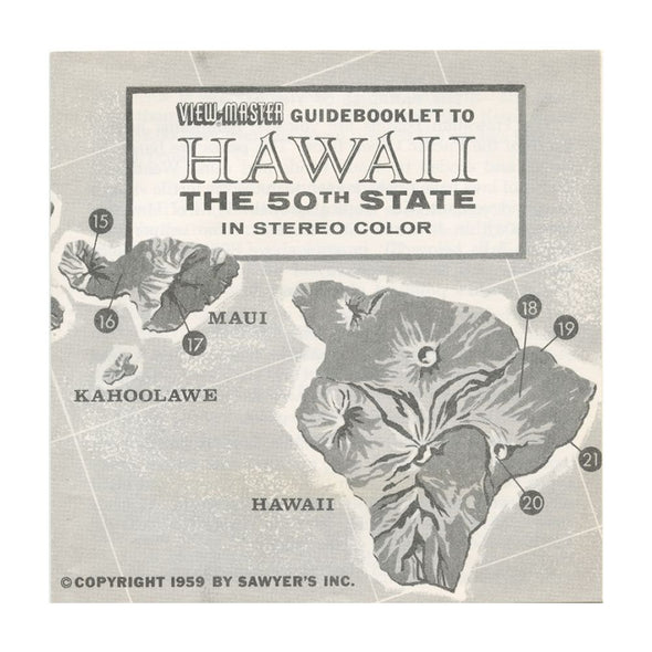 9 ANDREW - Hawaii - View-Master 3 Reel Packet - vintage - A120-S5 Packet 3dstereo 