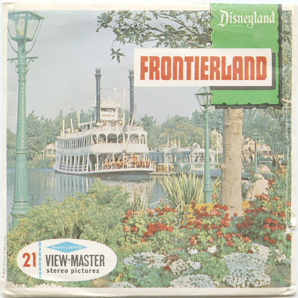 10 ANDREW - Frontierland - Disneyland - View-Master 3 Reel Packet - vintage - A176-S6A Packet 3dstereo 