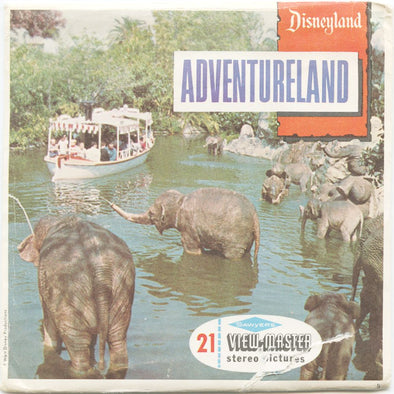 10 ANDREW - Adventureland - Disneyland - View-Master 3 Reel Packet - vintage - A177-S6B Packet 3dstereo 