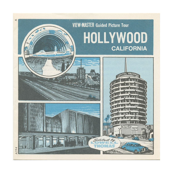 9 ANDREW - Hollywood - View-Master 3 Reel Packet - vintage - A194-G1A Packet 3dstereo 