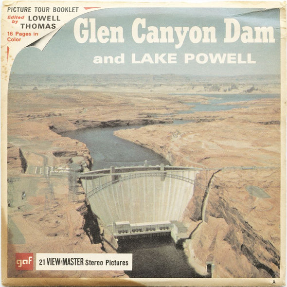 7 ANDREW - Glen Canyon Dam - View-Master 3 Reel Packet - vintage - A355-G1A Packet 3dstereo 
