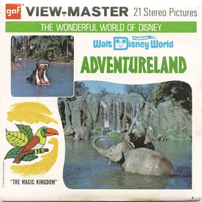 5 ANDREW - Adventureland - Walt Disney World - View-Master 3 Reel Packet - vintage - A949-G3A Packet 3dstereo 