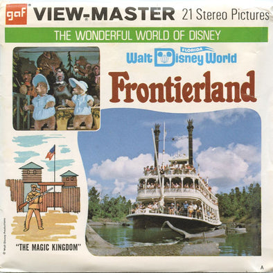 5 ANDREW - Frontierland - Walt Disney World - View-Master 3 Reel Packet - 1970s views - vintage - A951-G3A 3Dstereo 